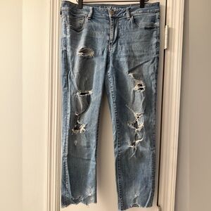 American Eagle Destroyed Skinny Jean sz 12R